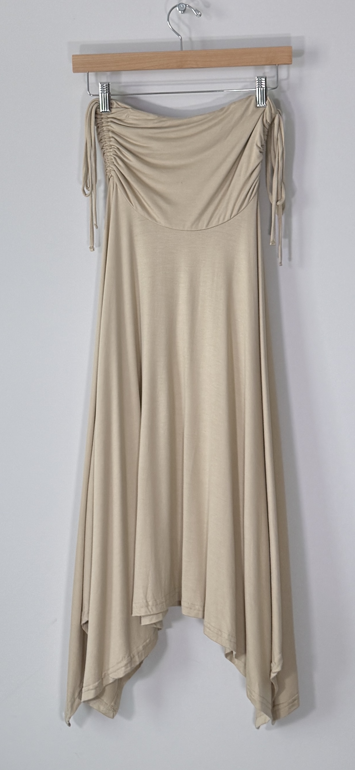 Free People Beach Asymmetric Strapless Dress thumbnail 3