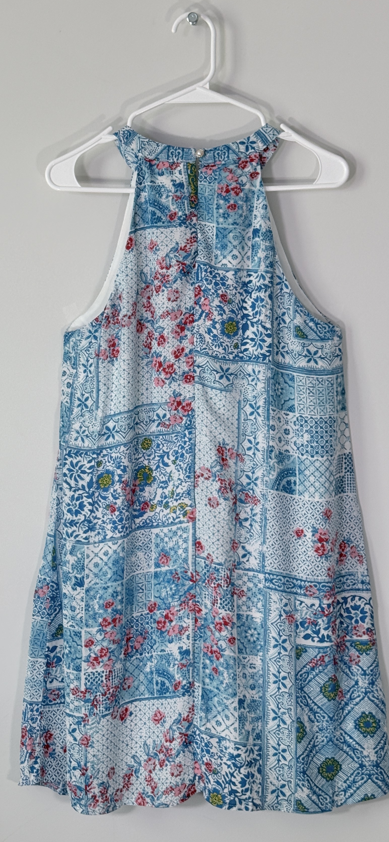 Emily Wonder Halter Neck Floral Boho Chic Minidress thumbnail 4