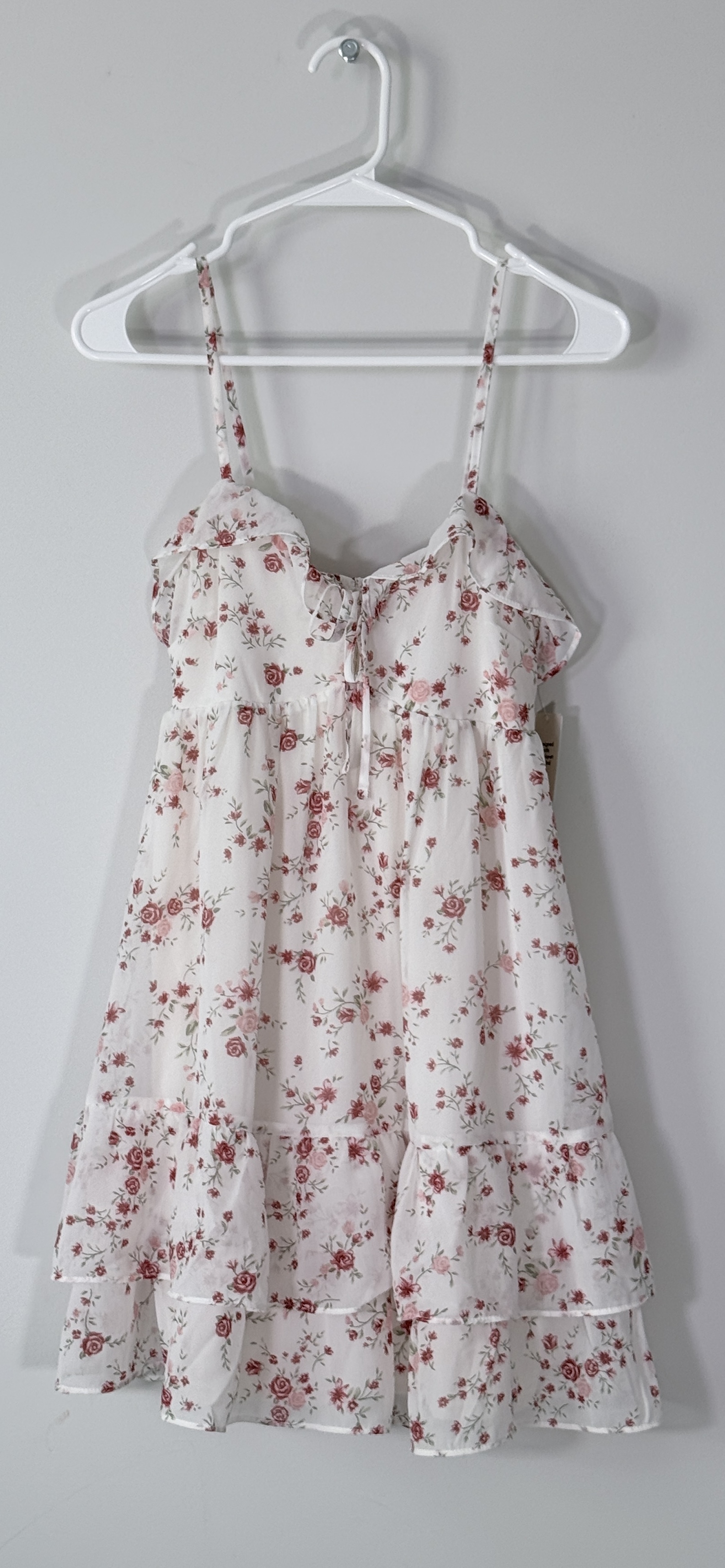 No Boundaries Ruffle Tier Mini Dress thumbnail 2