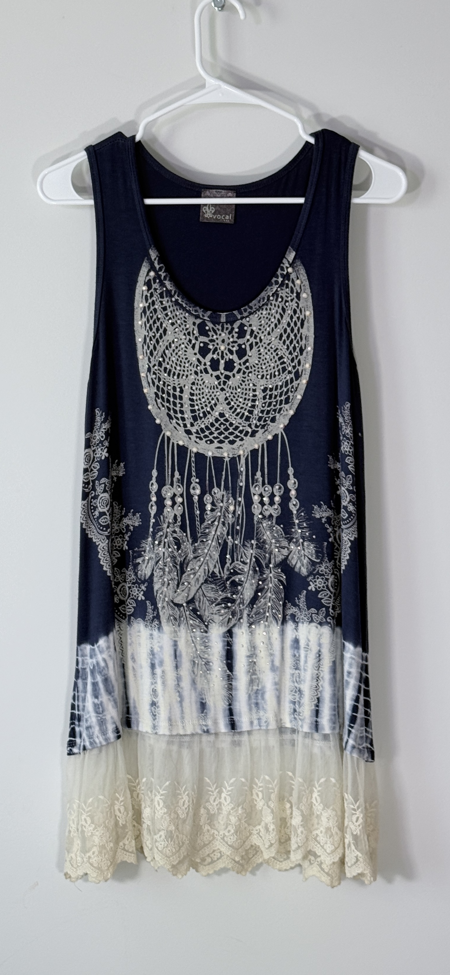 Vocal (Voice of California) Embellished Dreamcatcher Tunic Tank Top thumbnail 2
