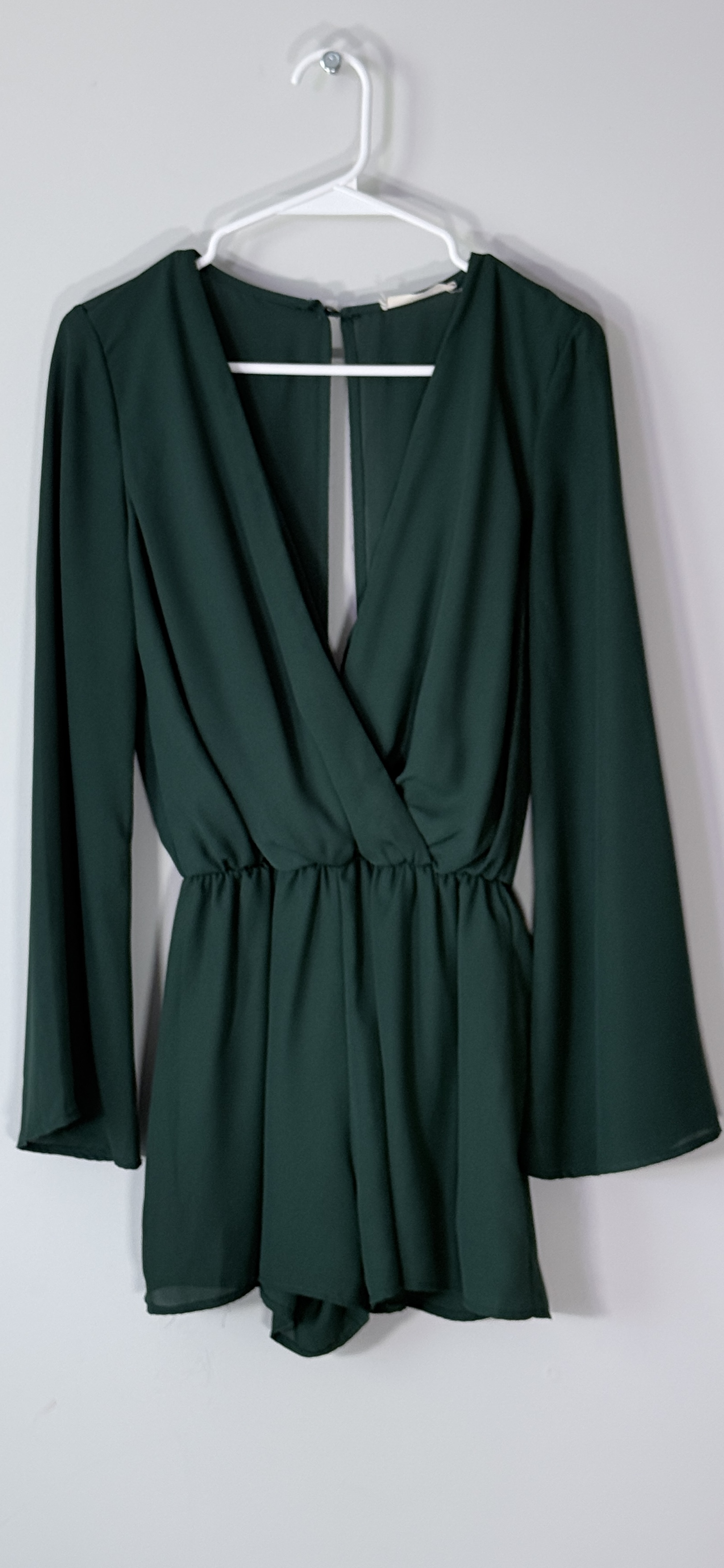 Illa Illa Deep-V Bell Sleeve Romper thumbnail 2