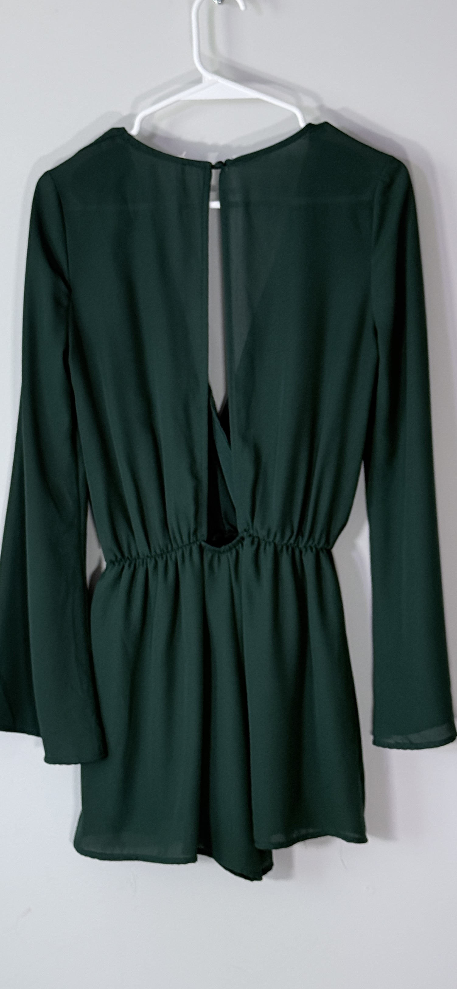 Illa Illa Deep-V Bell Sleeve Romper thumbnail 3