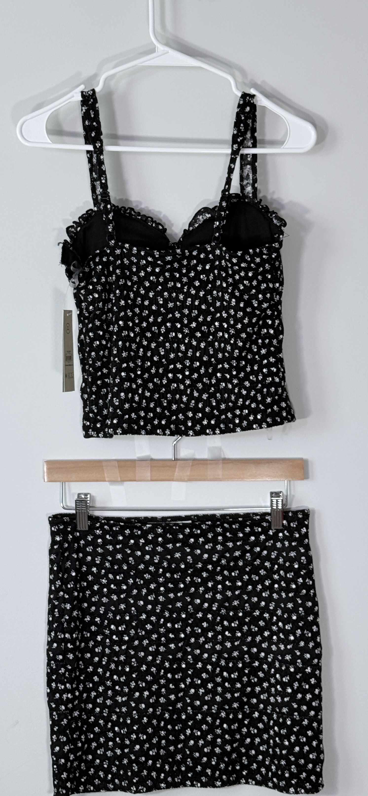 No Boundaries Lace Top and Mini Skirt Set thumbnail 3