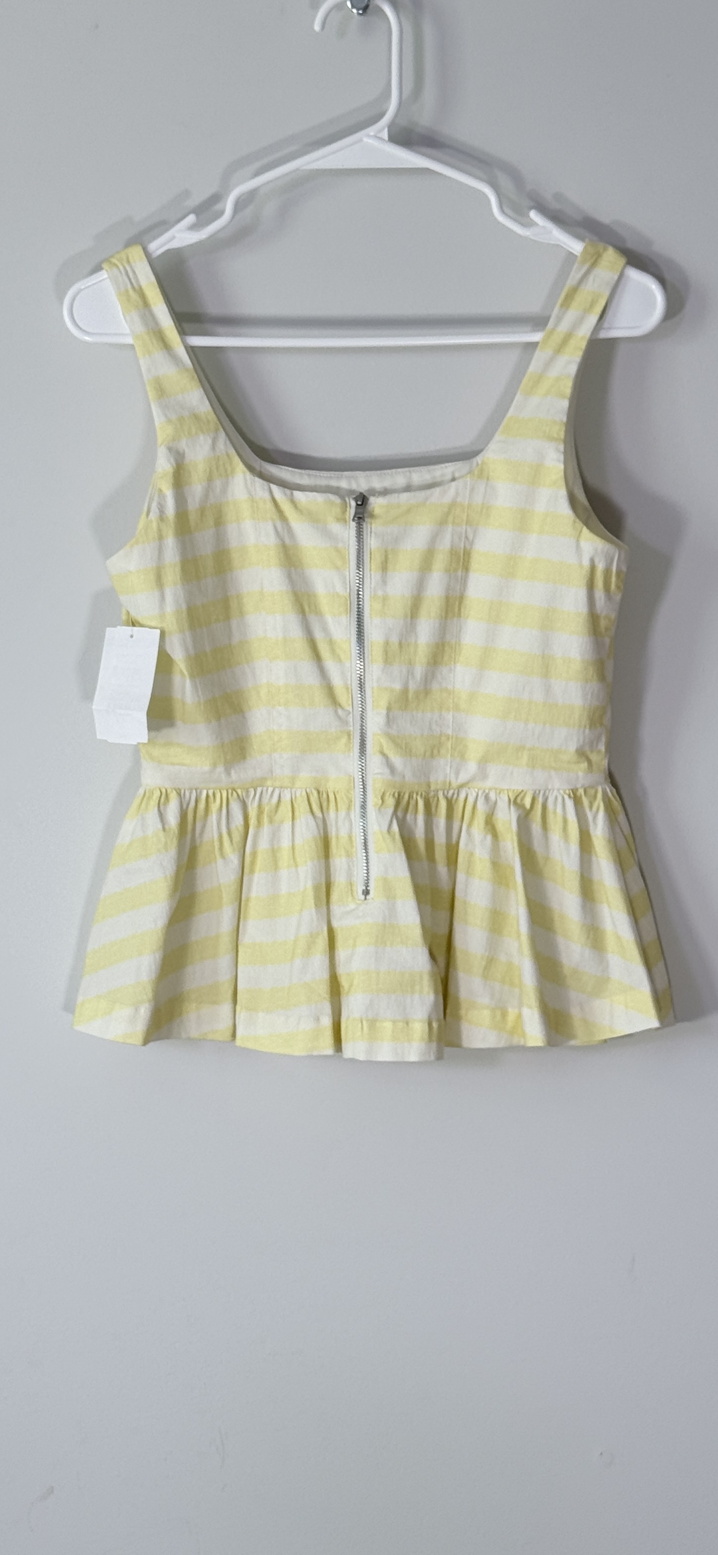 Avec Les Filles Striped Corset Peplum Top thumbnail 4