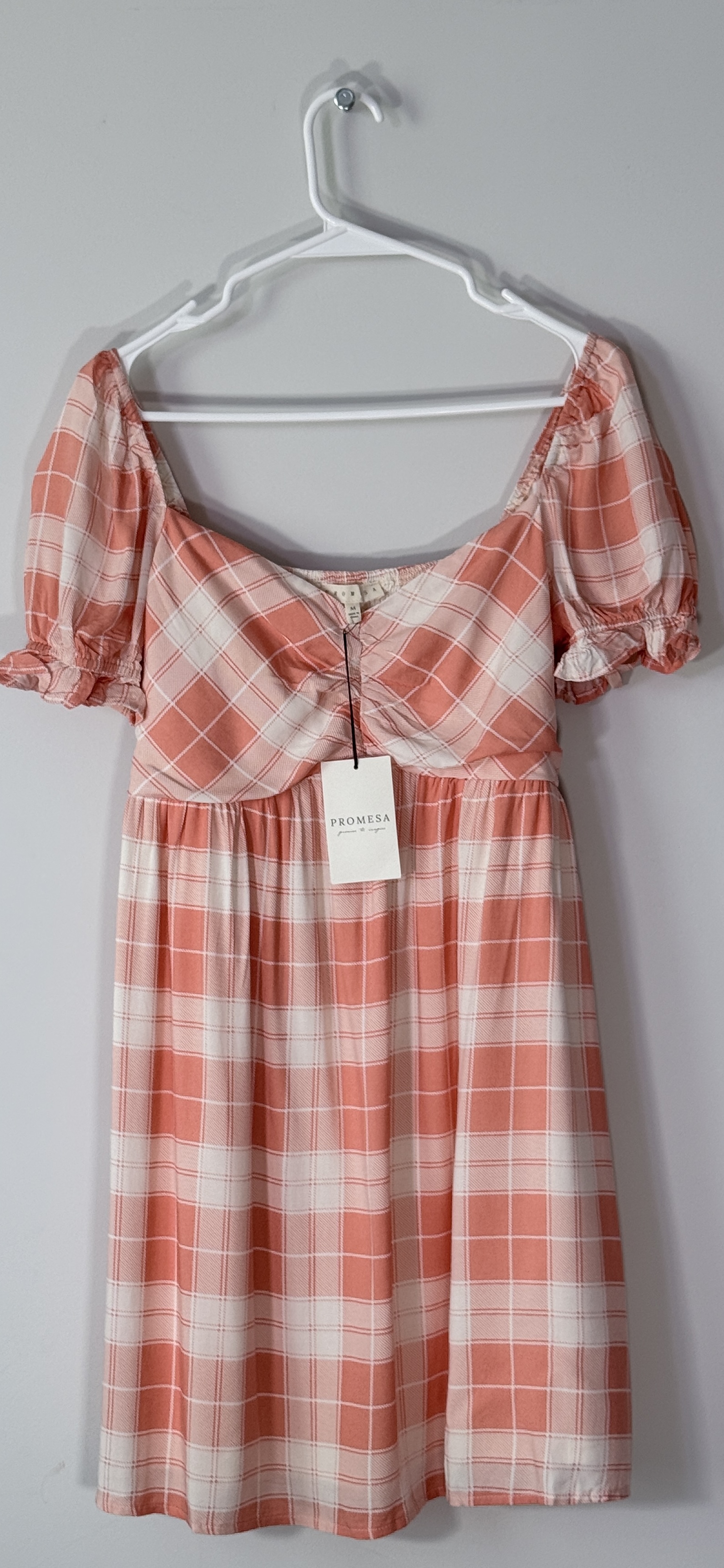 Promesa Plaid Mini Dress thumbnail 2