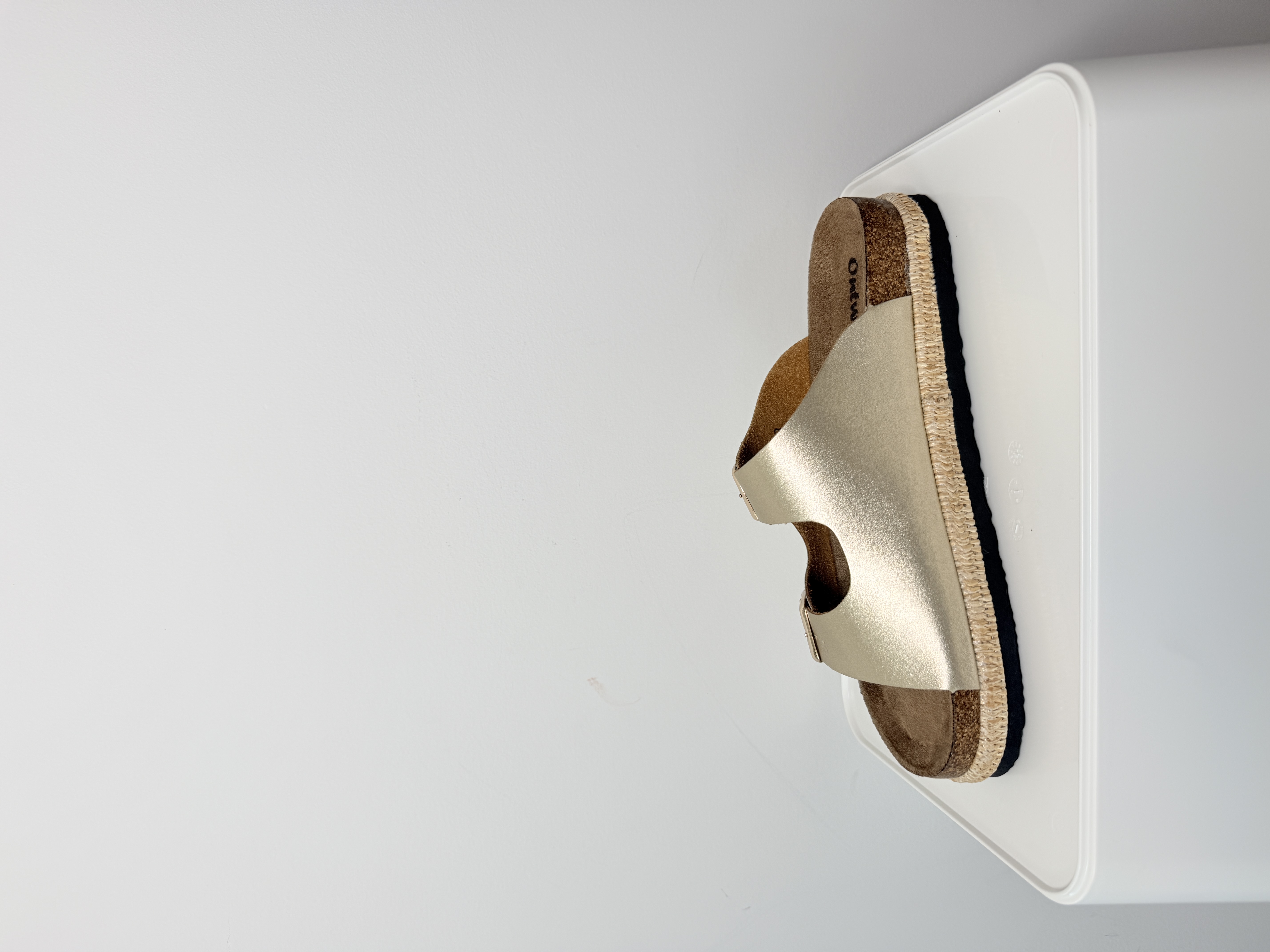 Outwoods "Bayside" Metallic Espadrille Slide Sandal thumbnail 4