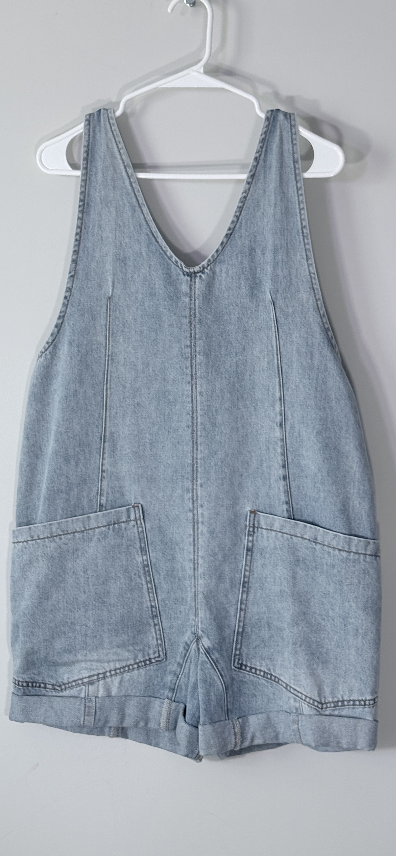 Zenana The Weekend Denim Shortall Overalls thumbnail 3