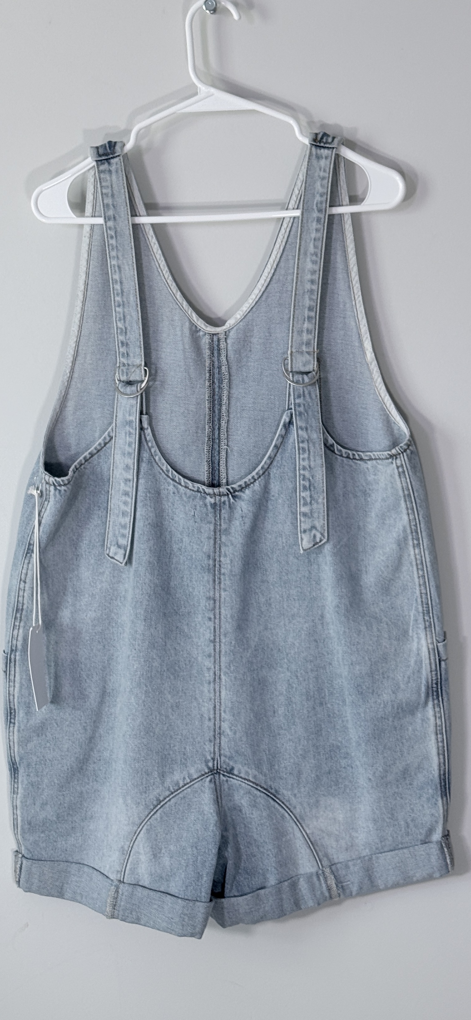 Zenana The Weekend Denim Shortall Overalls thumbnail 4