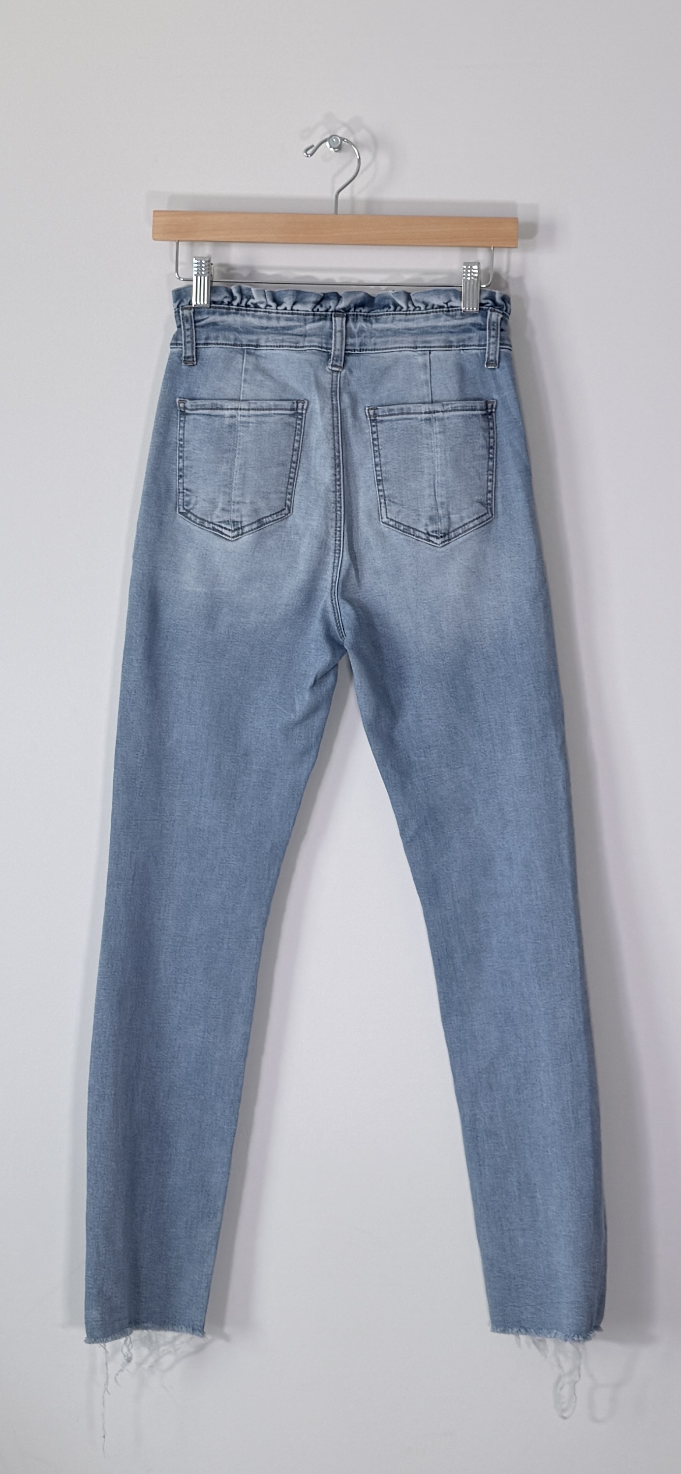 Ashley Mason Paperbag High Rise Skinny Jeans thumbnail 4