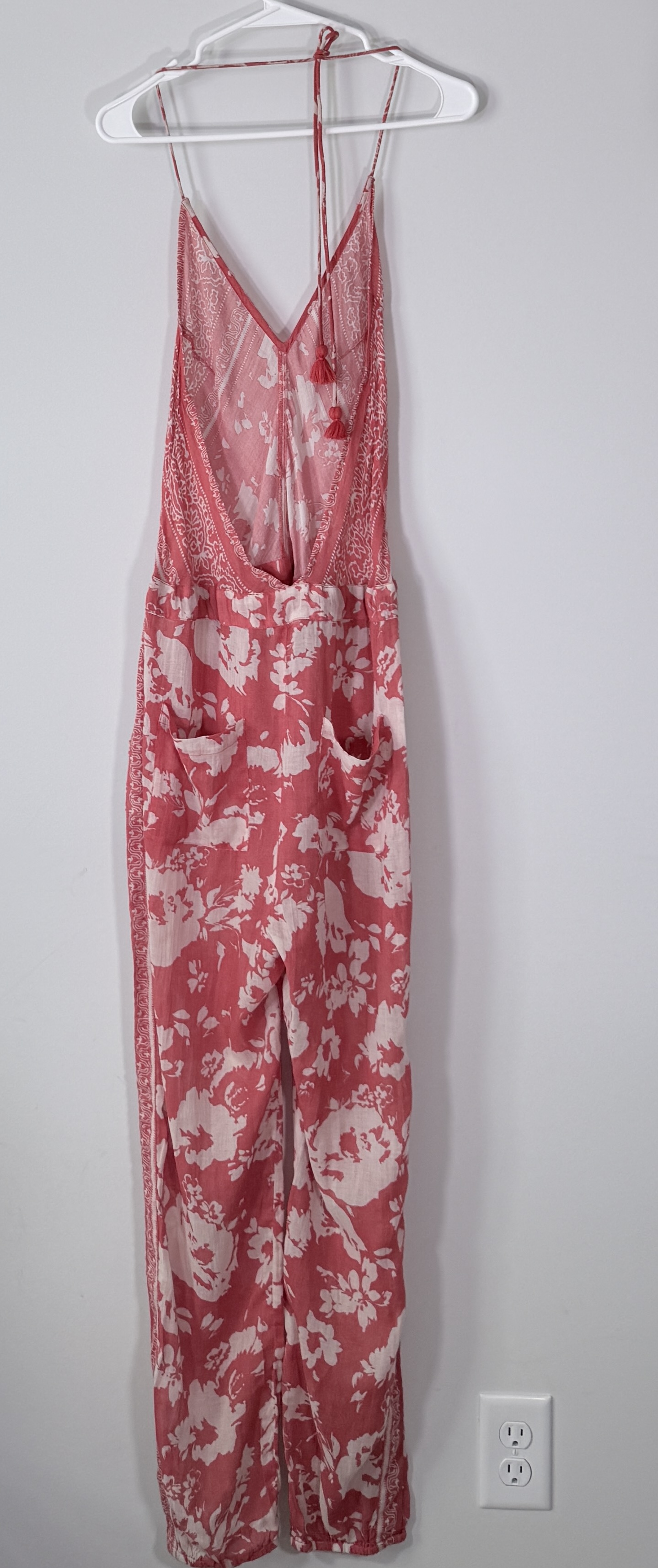 ba&sh Floral Halter Jumpsuit thumbnail 5