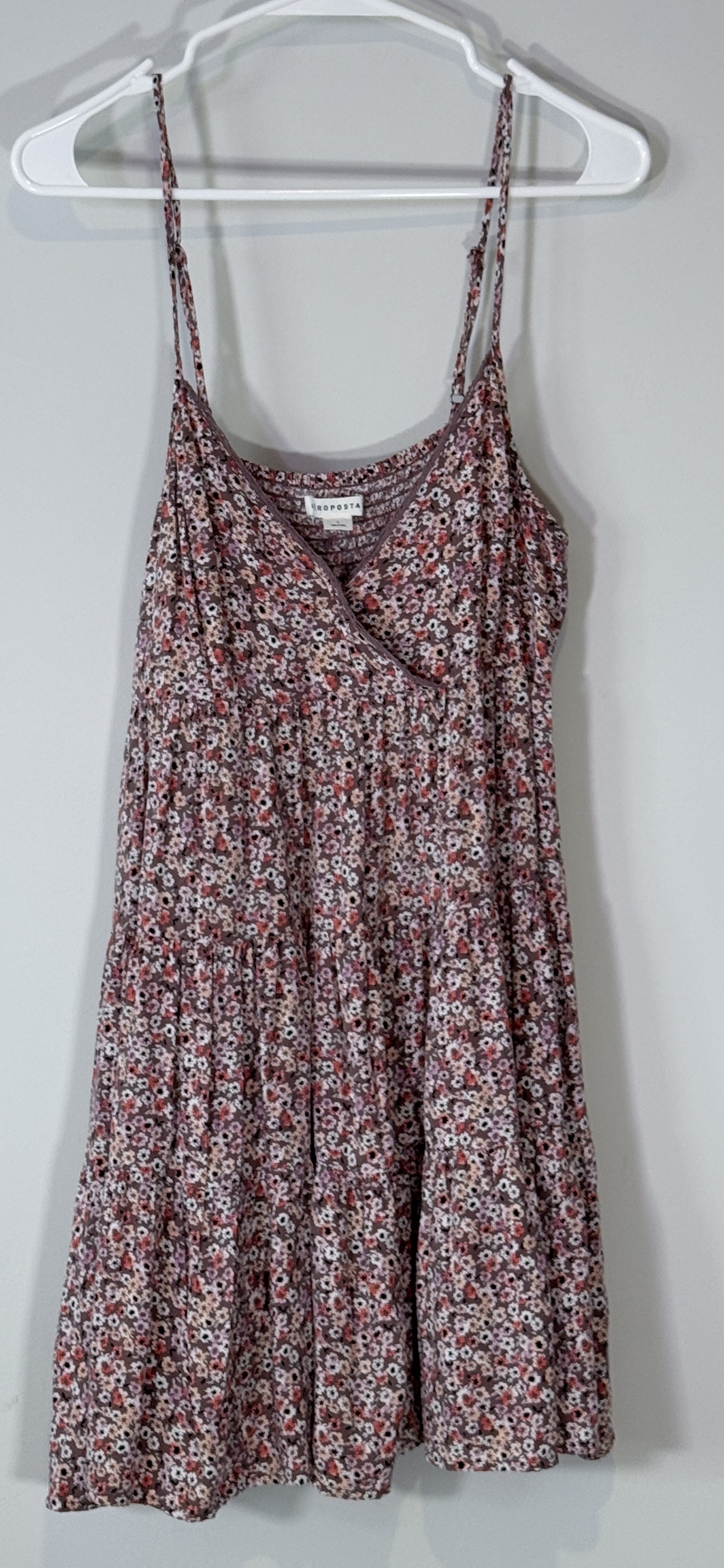 Aéropostale Floral V-Neck Crossover Babydoll Dress thumbnail 3