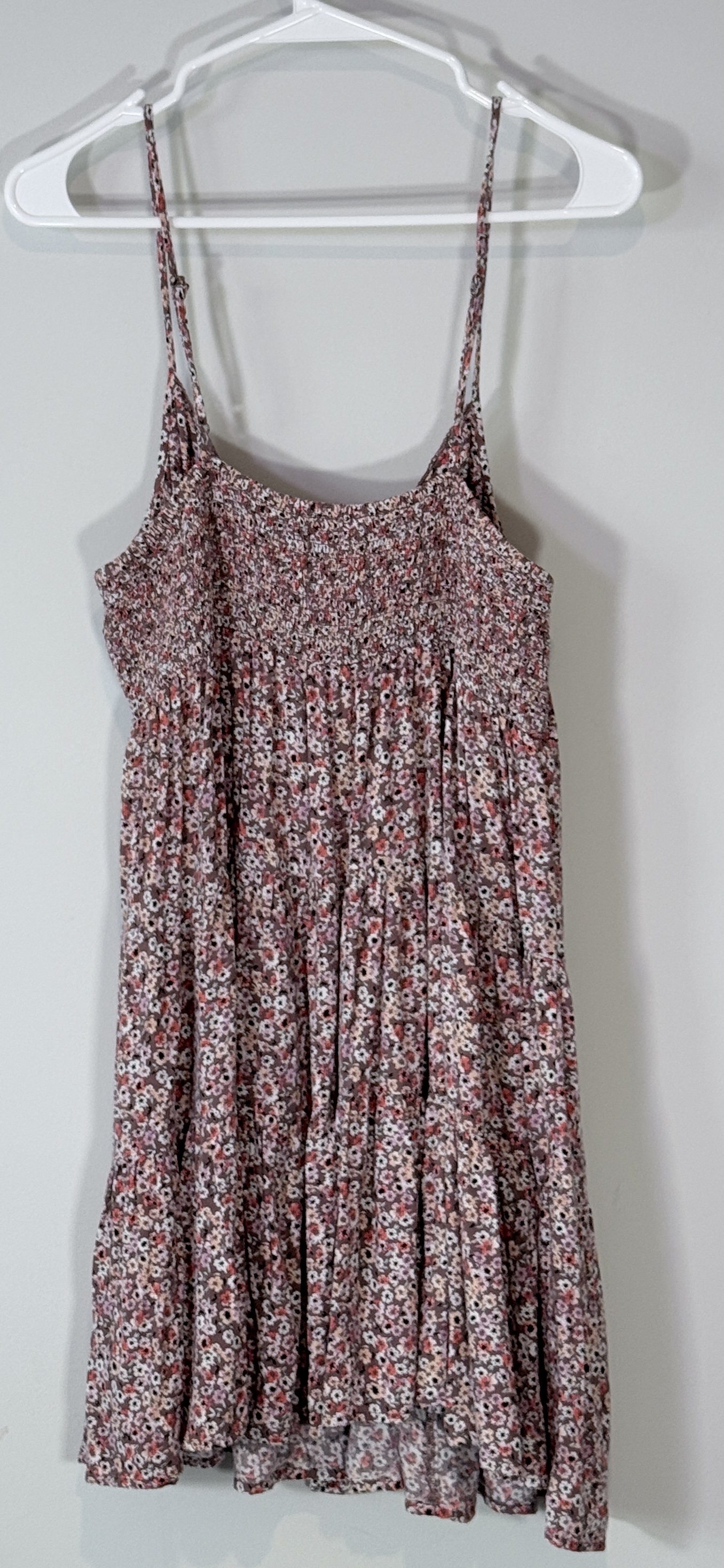 Aéropostale Floral V-Neck Crossover Babydoll Dress thumbnail 4
