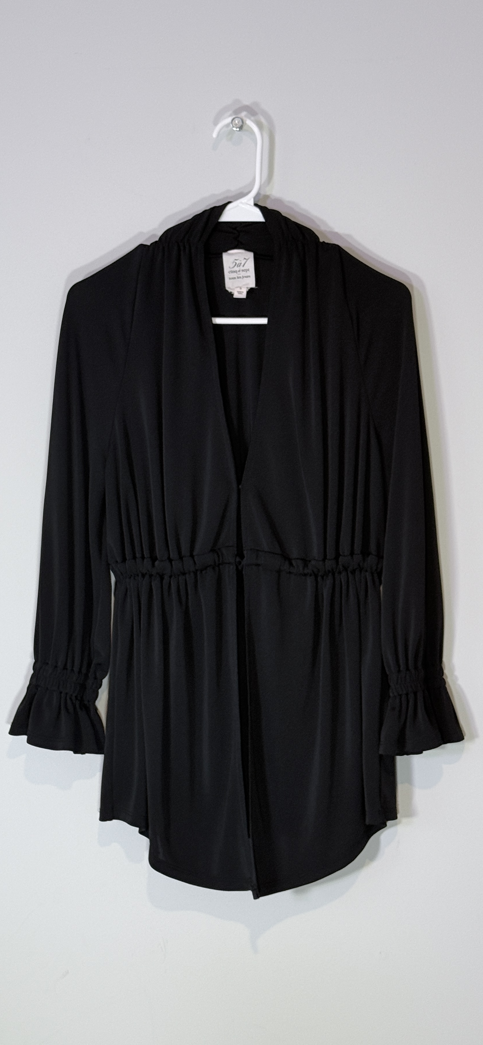 Cinq à Sept Plunge Neckline Long Sleeve Tunic thumbnail 3