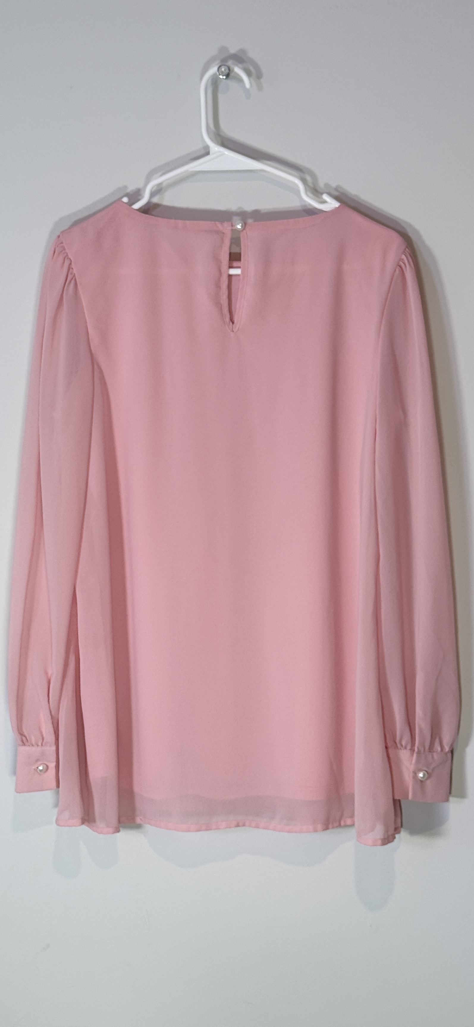 Zenana Outfitters Long Sleeve Chiffon Blouse thumbnail 3