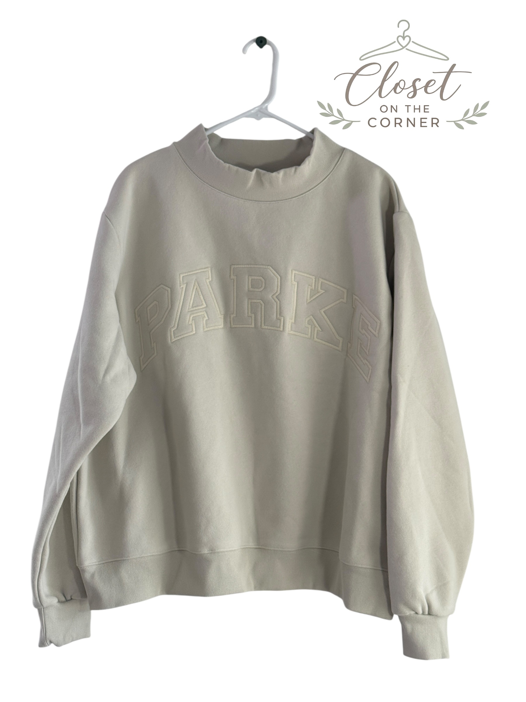 Parke Varsity Mock Neck Sweatshirt - SOLD OUT online! thumbnail 2