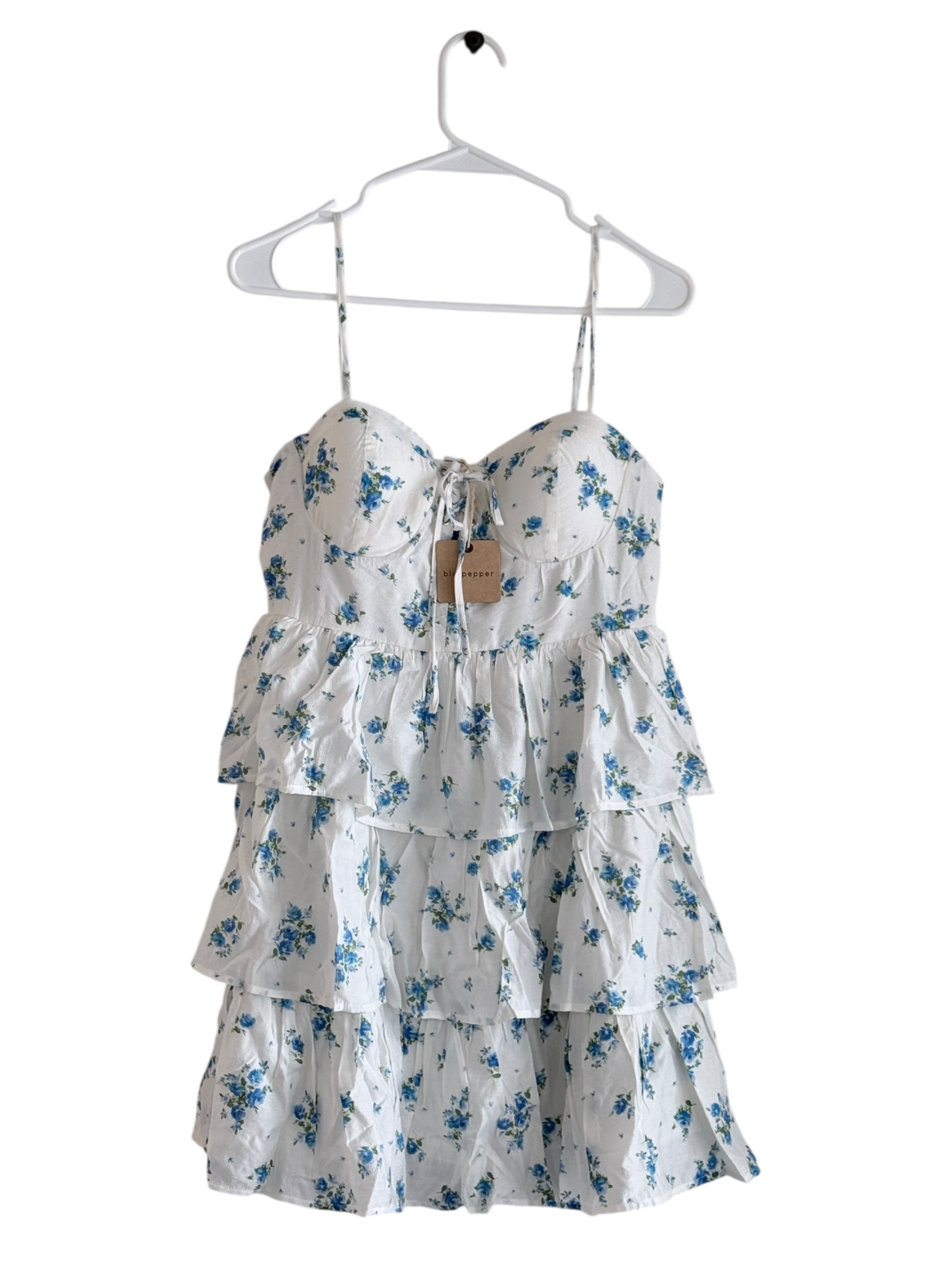 Anthropologie - Blu Pepper -Sweetheart Floral Babydoll Dress thumbnail 2