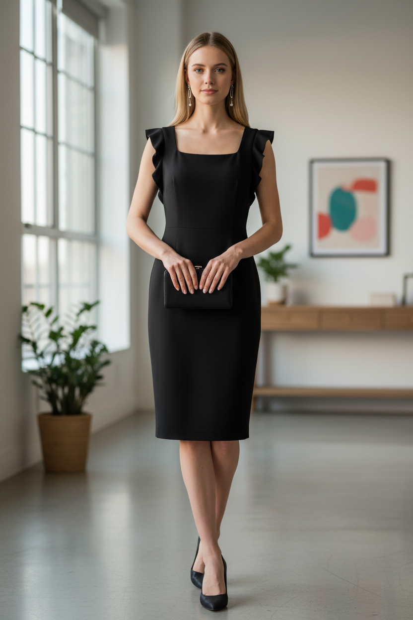 Calvin Klein Sheath Cocktail Dress - Image 1