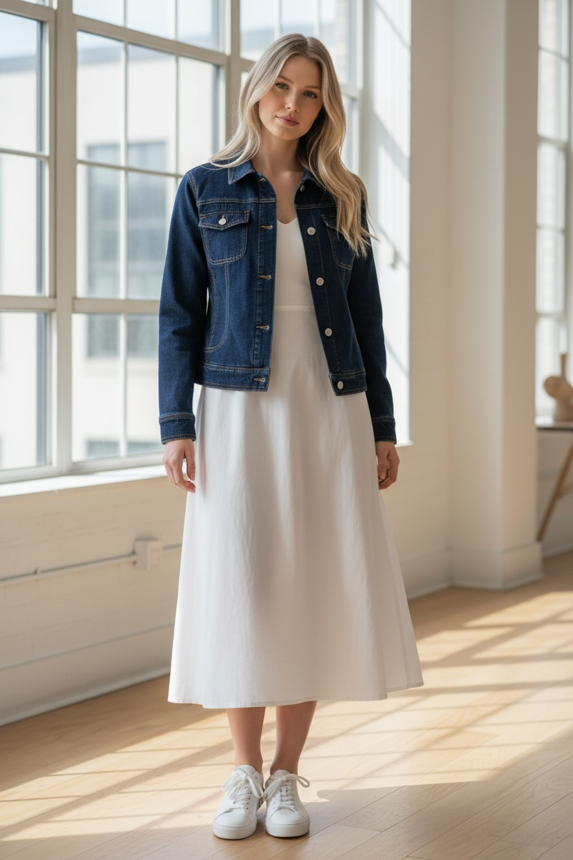 Martha Stewart Women's Vintage Denim Jacket - Image 1