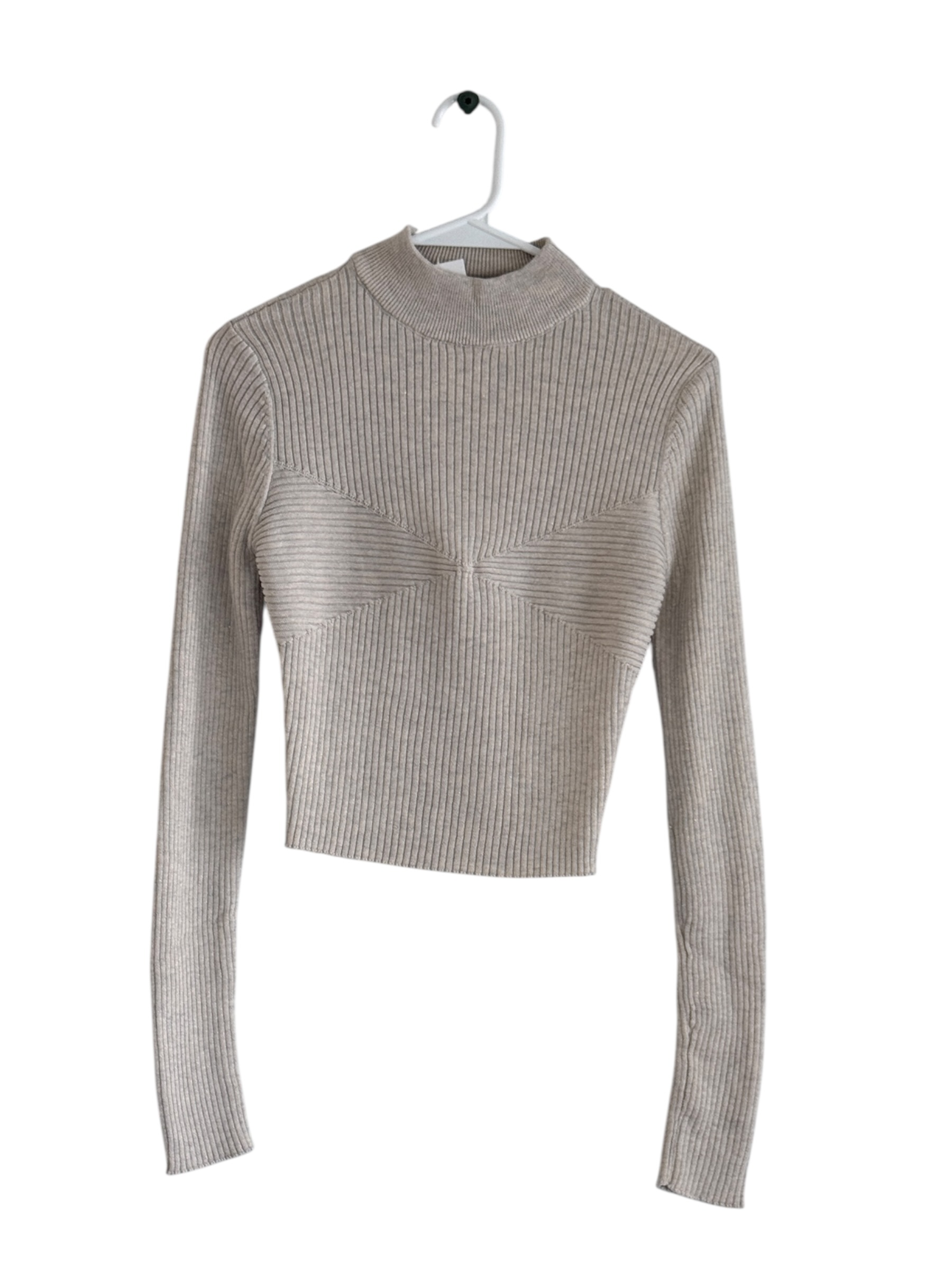 The Workshop Ribbed Knit Cropped Sweater thumbnail 2