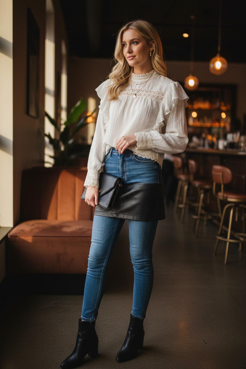 Sanctuary = Adore You Embroidery Blouse - Image 1