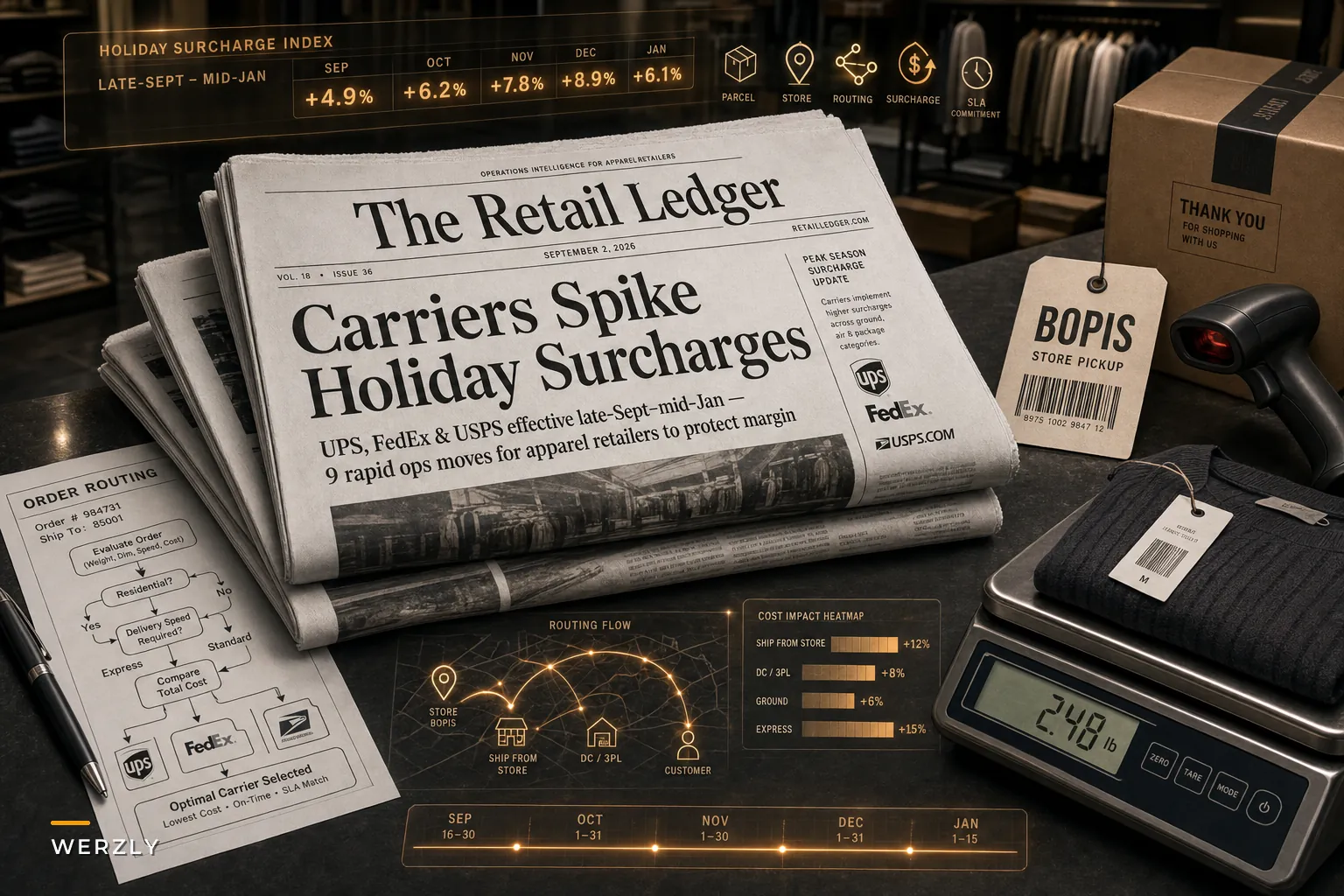 9 quick ops moves clothing retailers should make now to blunt 2026 holiday carrier surcharges