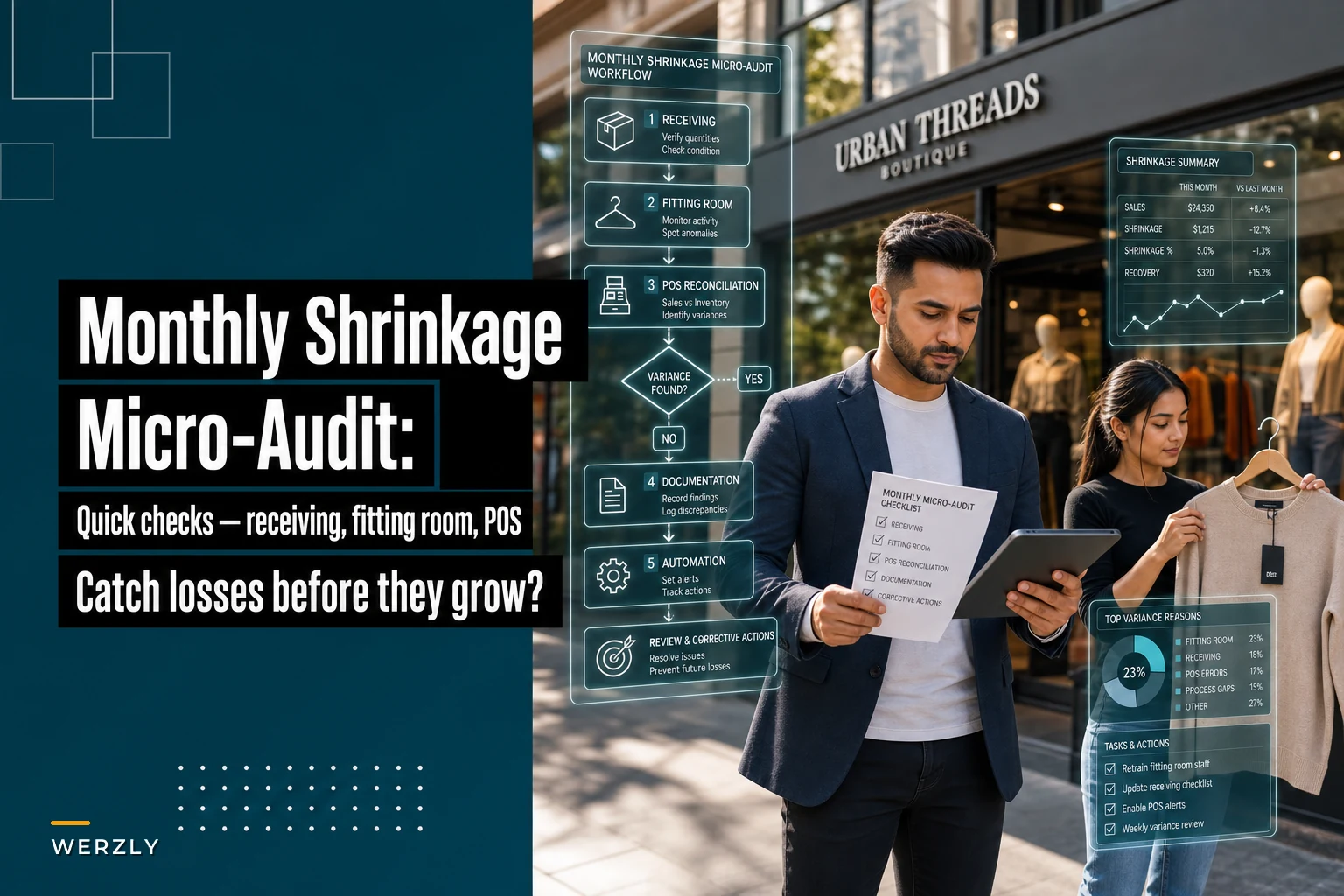 A monthly shrinkage micro-audit for clothing stores: quick checks that find losses before they grow