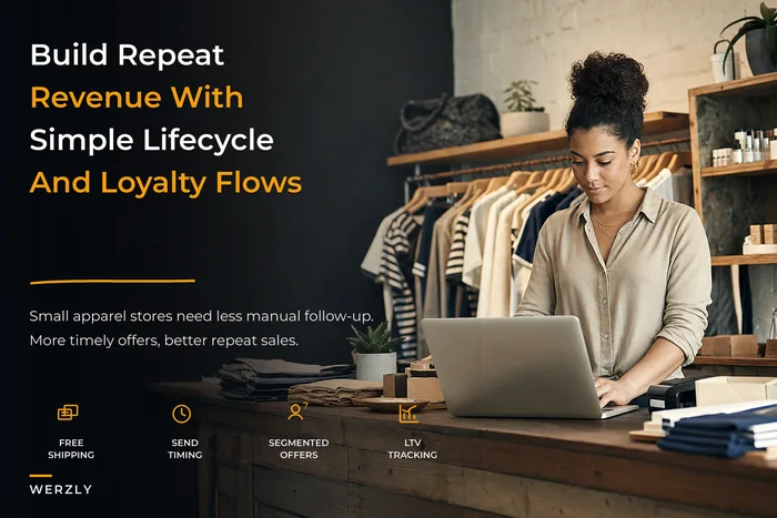 Low‑maintenance customer lifecycle and loyalty architecture that grows repeat revenue for small apparel stores