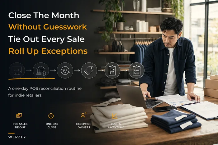 Minimal month-end close and POS reconciliation for indie retailers