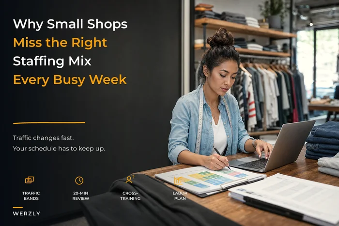 Operational staffing and labor planning for small apparel shops: shift templates, cross-training matrices and a 20‑minute weekly review