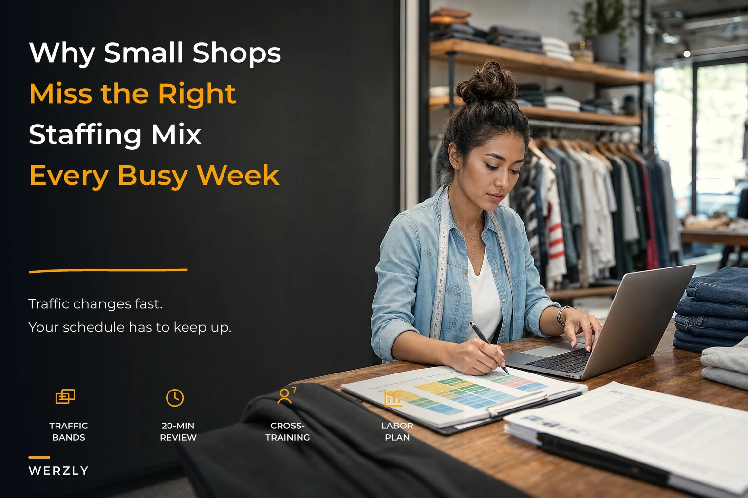 Operational staffing and labor planning for small apparel stores: shift templates, cross-training matrices and a 20‑minute weekly review