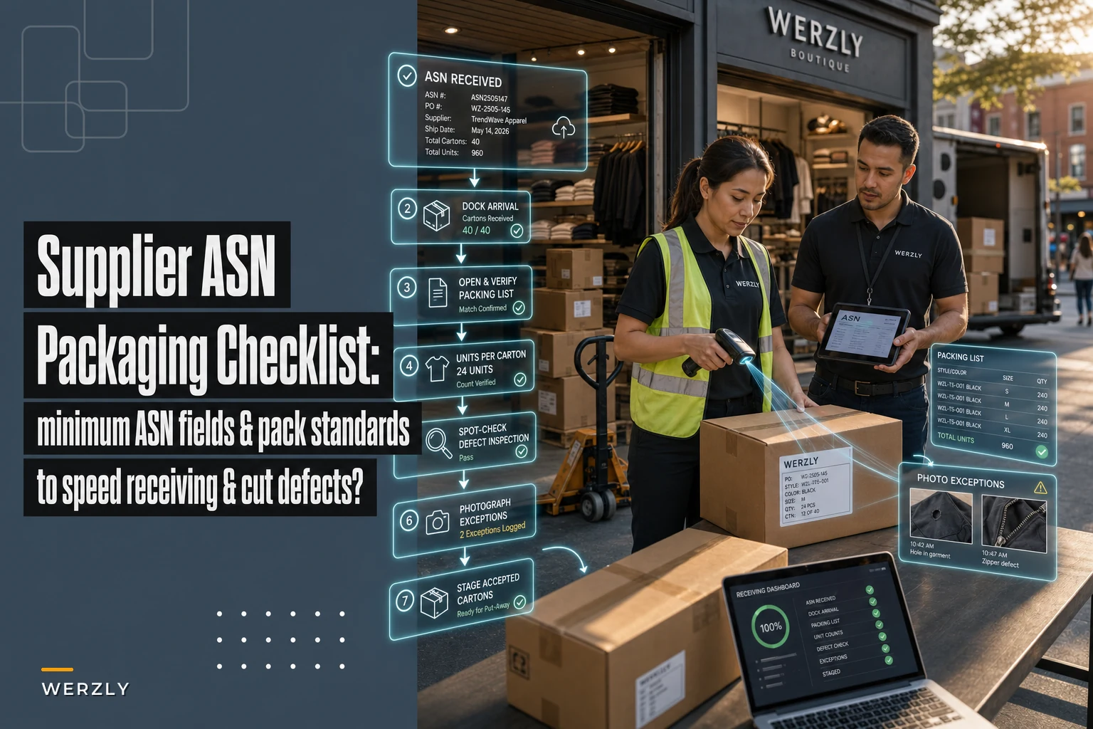Supplier ASN & packaging checklist that speeds receiving and reduces defects