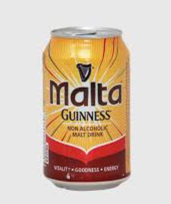 Malta Guinness can