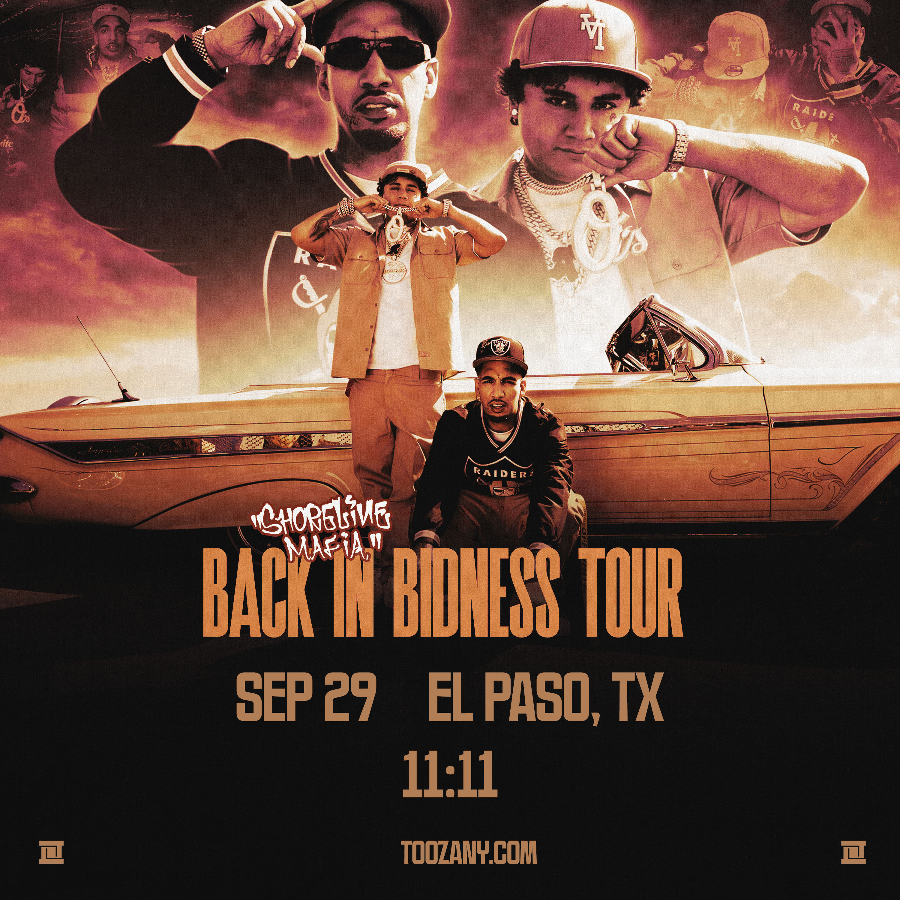SHORELINE MAFIA - Back in Bidness tour