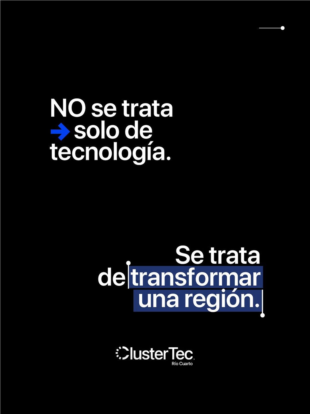 Nace una | nueva etapa | del Clúster Tecnológico Río Cuarto.