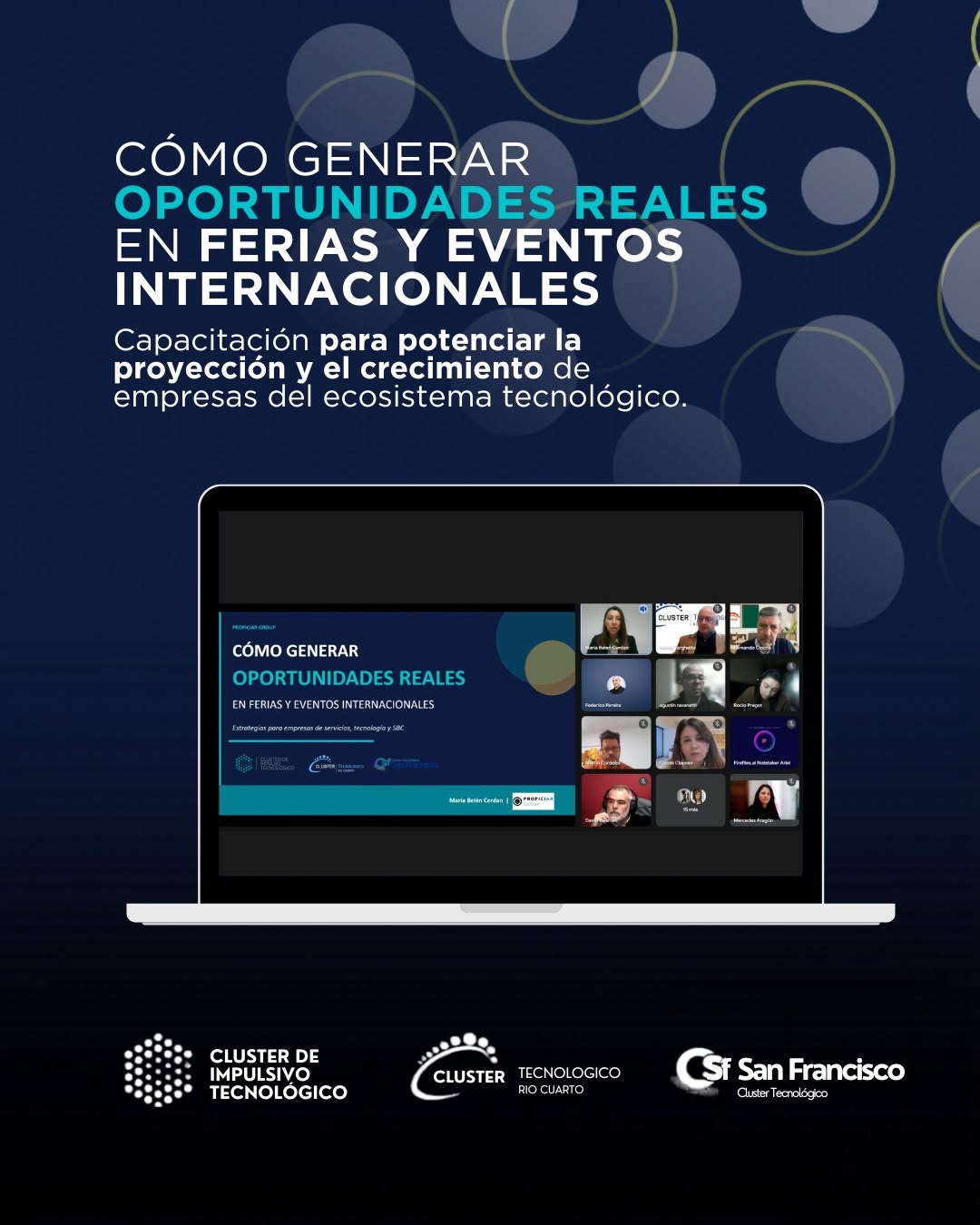 Ayer se realizó el taller “Cómo generar oportunidades reales en ferias y eventos internacionales”, una actividad desarrollada de manera conjunta entre el Clúster Tecnológico Río Cuarto, el Clúster…