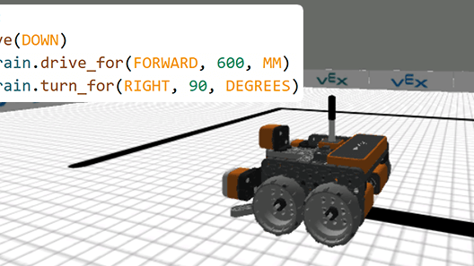 VEX Robotics V5 Python with VEXCode VR