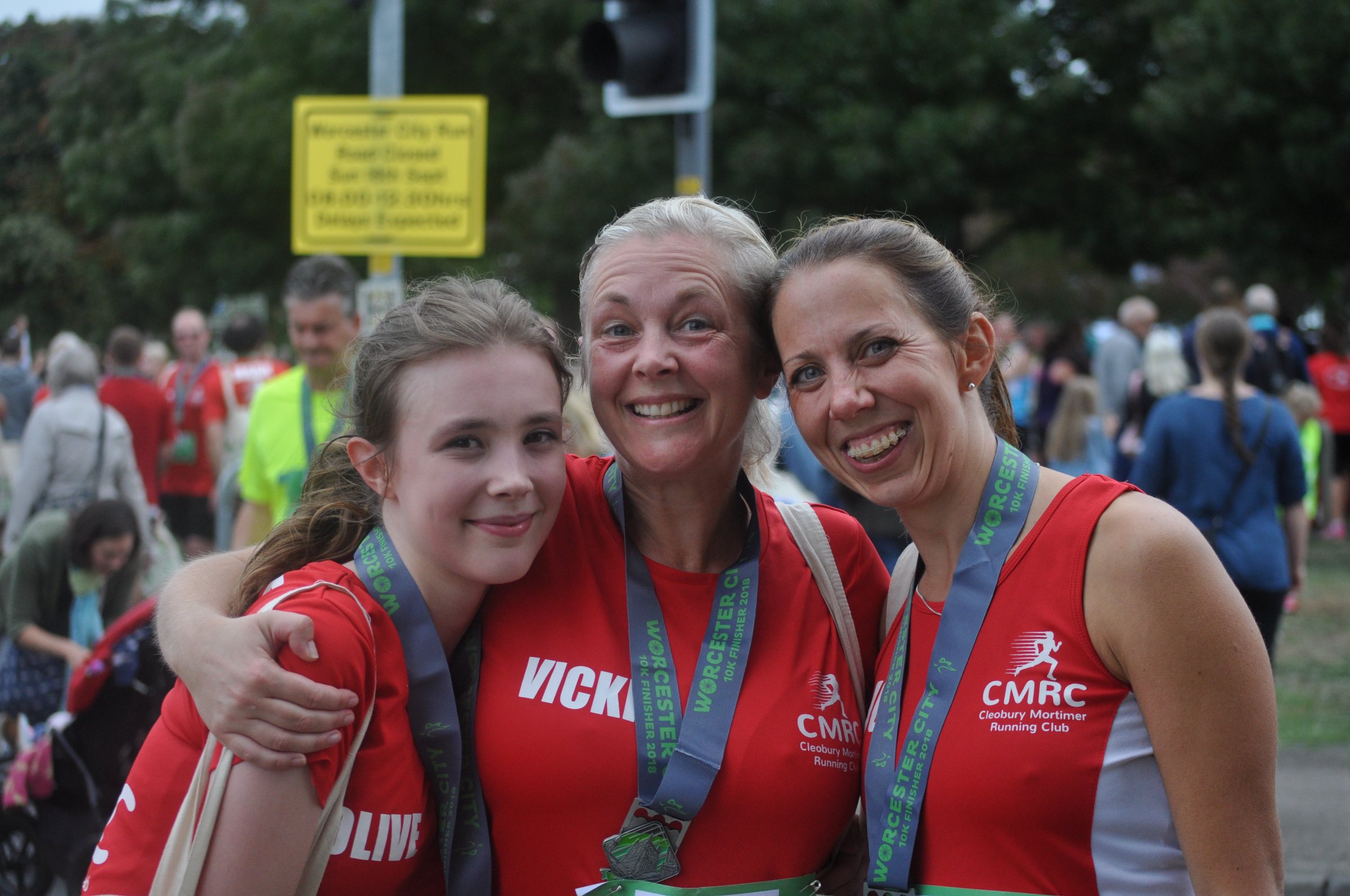 Run Cleobury members running together