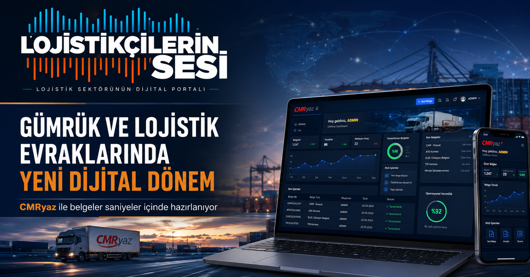 Lojistikçilerin Sesi'nde Yer Aldık