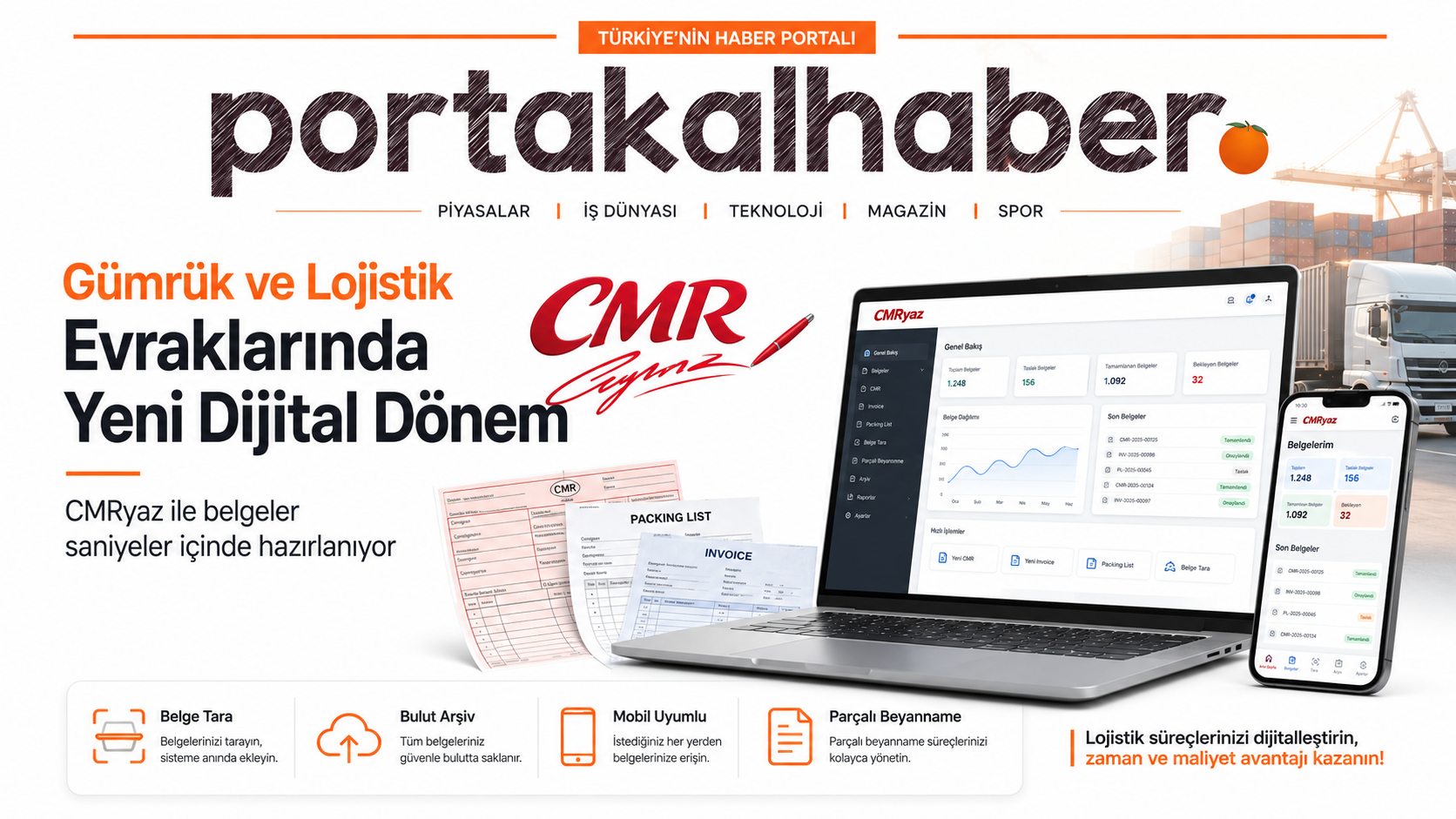 Portakal Haber'de Haberimiz Çıktı