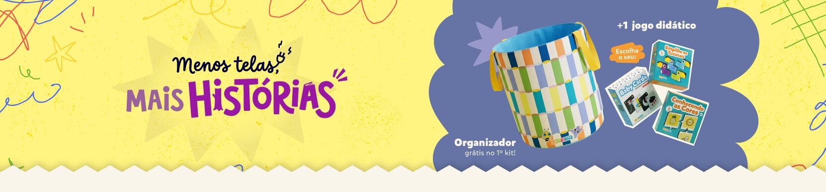 Menos telas, mais histórias