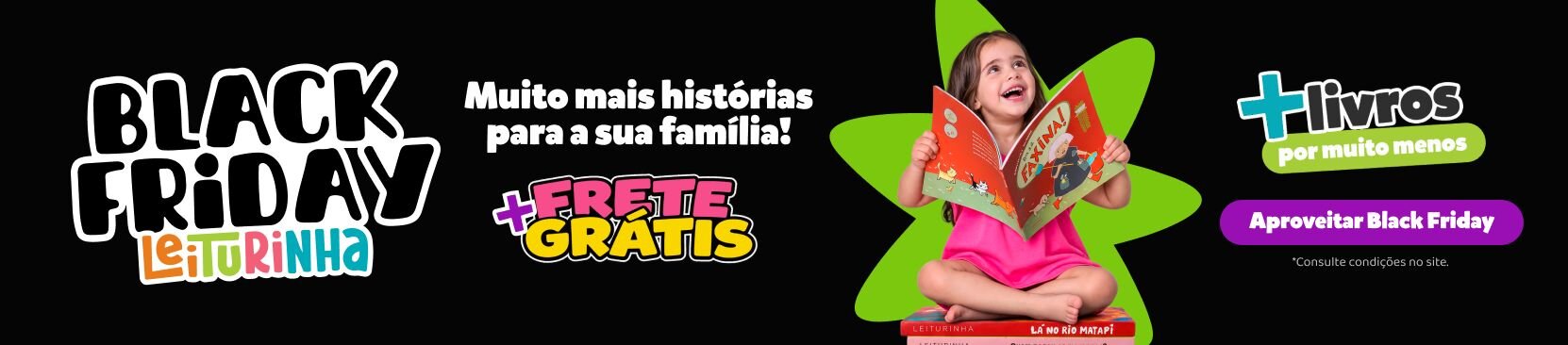 Black Friday Leiturinha: livros por muito menos e frete grátis