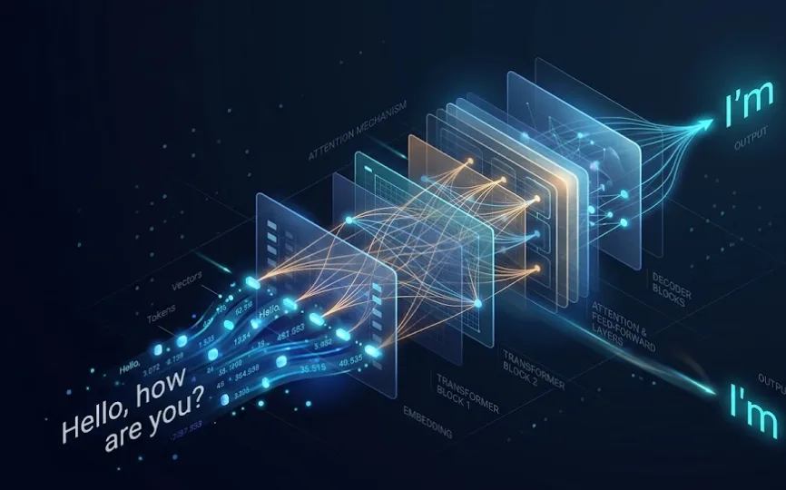 Inside the LLM: The 15 Steps an AI Takes to Turn Your Words Into an Answer