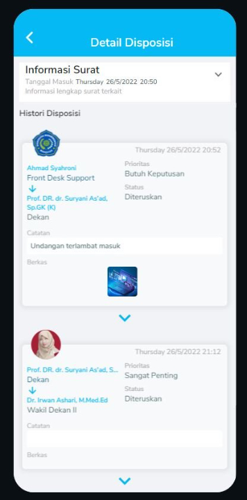 E-Distrack, Aplikasi Native Disposisi dan Tracking Layanan Persuratan