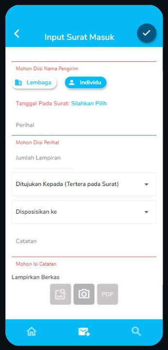 E-Distrack, Aplikasi Native Disposisi dan Tracking Layanan Persuratan