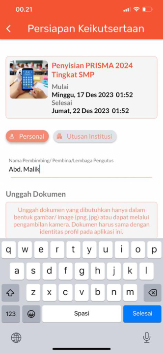 Aplikasi Mobile Lomba, Kompetisi, Try Out, Ujian Multi Events (Android & iOS)
