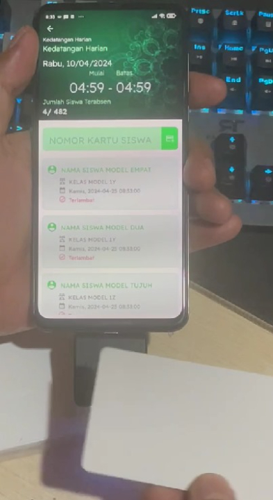 Aplikasi Mobile Absensi RFID