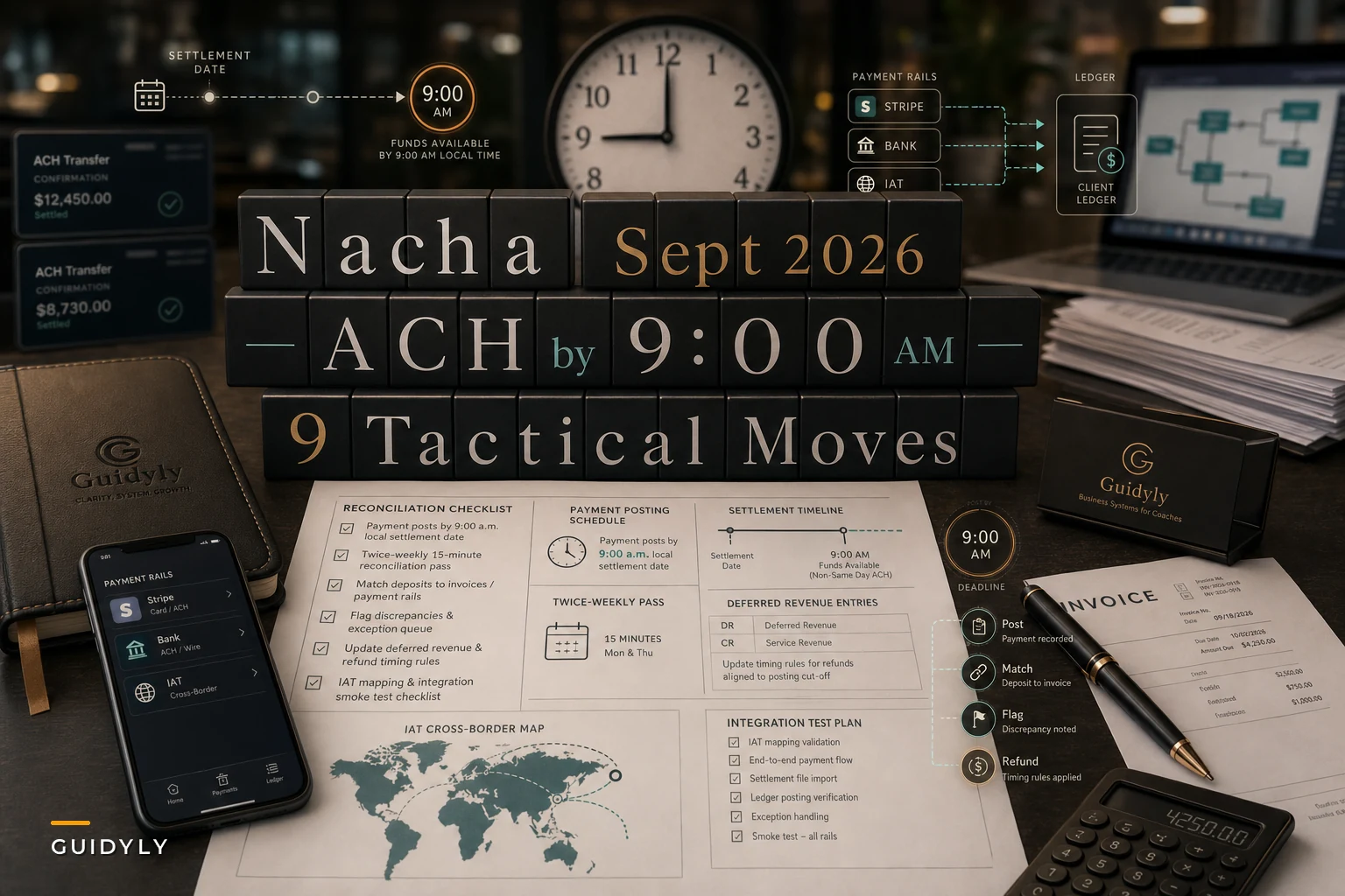 After Nacha's Sept 2026 ACH Rule Change: 9 Tactical Reconciliation & Billing Moves for Coaches