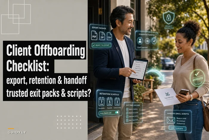 Client Offboarding Checklist for Coaches: Export, Retention, Handoff and Trusted Exit Packs