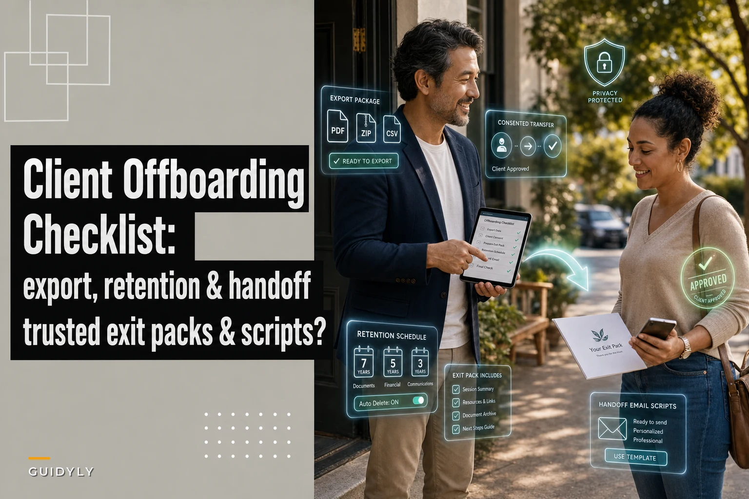 Client Offboarding Checklist for Coaches: Export, Retention, Handoff and Trusted Exit Packs