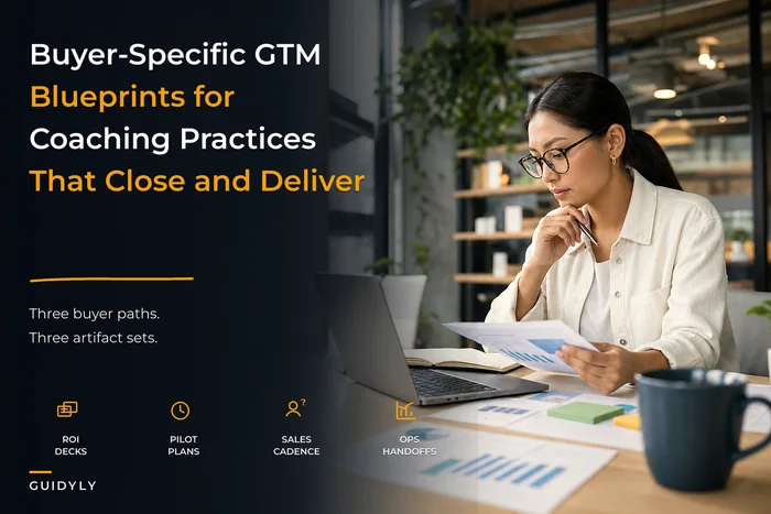 Go‑to‑Market for Coaching Practices: Buyer‑Specific Blueprints for Consumer, Corporate and Channel Growth
